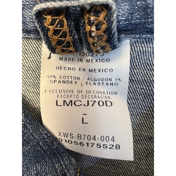 Wrangler ModCloth  Blue Denim Jean Jacket - Picture 4 of 10